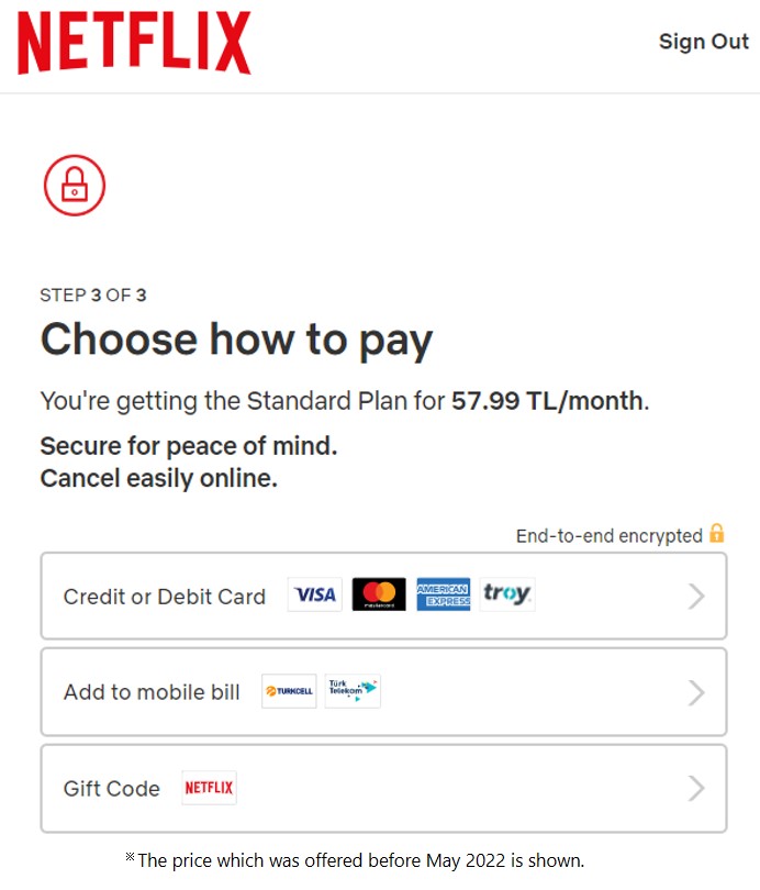 netflix application from Turkey