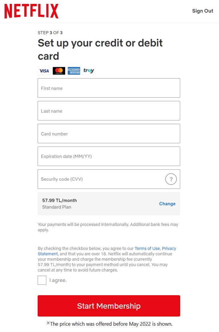 netflix application from Turkey
